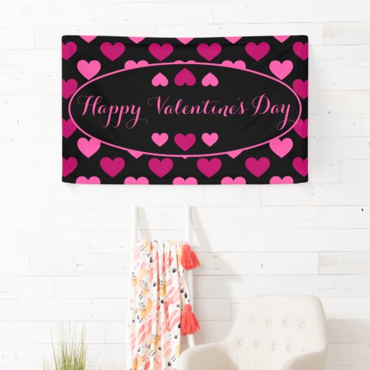 Happy Valentines Day Spandoek (Insitu)