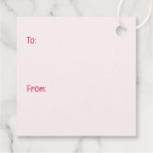 Happy Valentines Day Standaard Poedel Honden Bedankjes Labels (Achterkant)