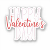 Happy Valentine's Day Sticker (Voorkant)