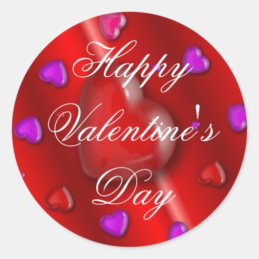 Happy Valentine's Day Sticker (Voorkant)