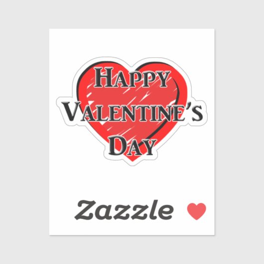 Happy Valentine's Day Sticker (Vel)