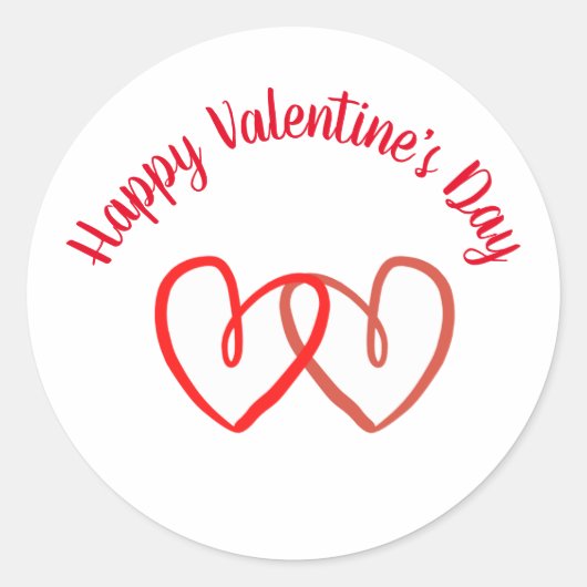 Happy Valentine's Day Sticker (Voorkant)