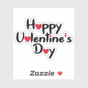 Happy Valentines Day Sticker