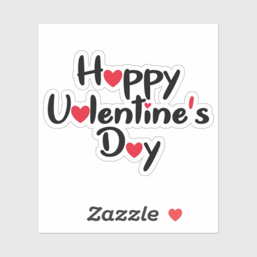 Happy Valentines Day Sticker (Vel)