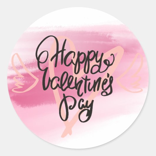 Happy Valentines Day Sticker (Voorkant)