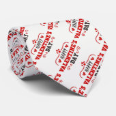 Happy Valentine's Day Stropdas (Opgerold)