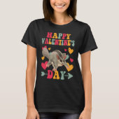 Happy Valentines Day Sugar Glider Heart Love Groov T-shirt (Voorkant)