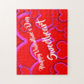 Happy Valentines Day SweeBaby Romantic Custom Legpuzzel (Verticaal)