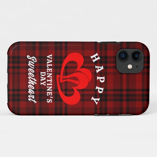 HAPPY VALENTINE'S DAY SWEETHEART Case-Mate iPhone CASE (Achterkant (horizontaal))