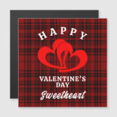 HAPPY VALENTINE'S DAY SWEETHEART MAGNETISCHE UITNODIGING (Voorkant / Achterkant)