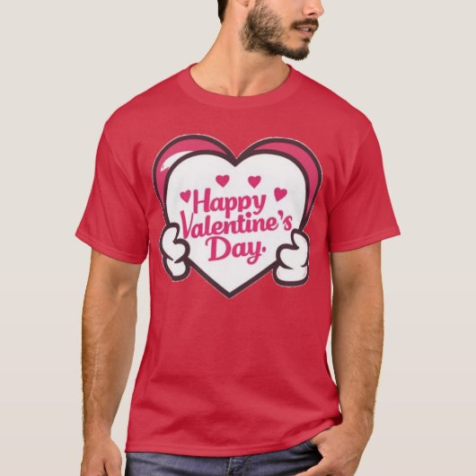 Happy Valentine's Day T-shirt (Voorkant)