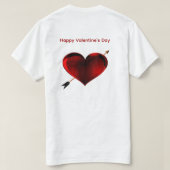 Happy Valentine's Day T-Shirt (Design achterkant)