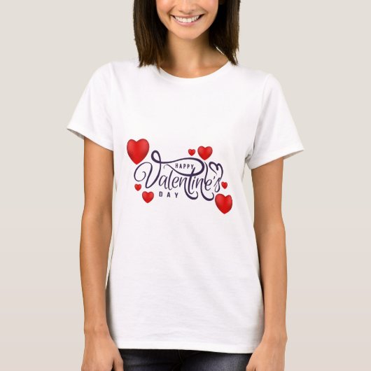 Happy Valentine's Day T-shirt (Voorkant)