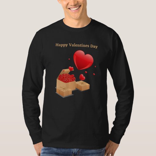 Happy Valentines Day T-shirt (Voorkant)
