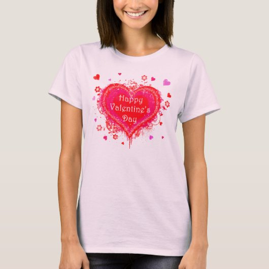 Happy Valentine's Day T-shirt (Voorkant)