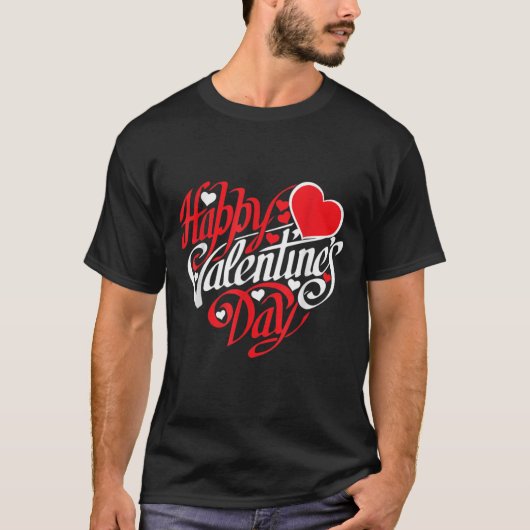 Happy Valentine's Day T-shirt (Voorkant)