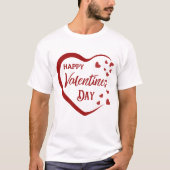 Happy Valentines Day T-shirt (Voorkant)