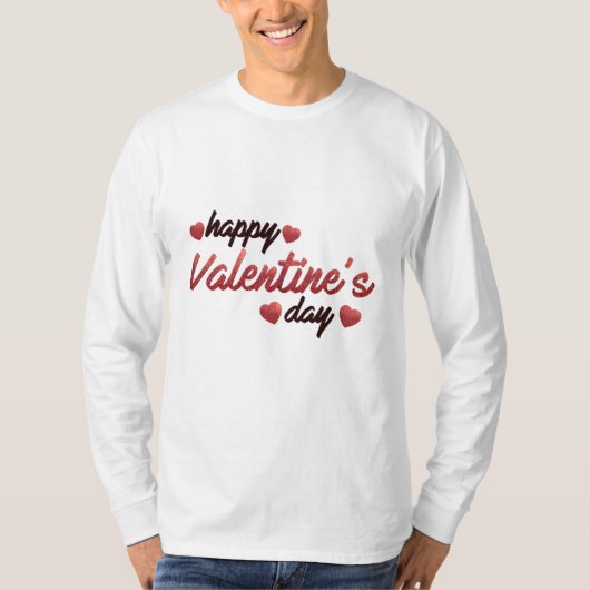 Happy Valentine's Day T-shirt (Voorkant)