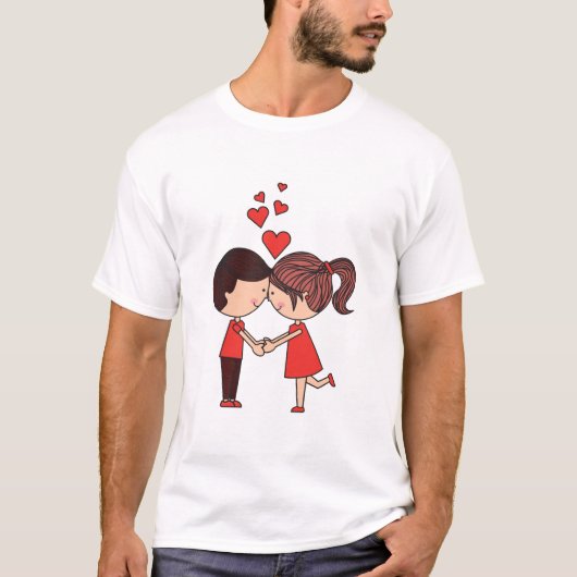 Happy Valentines Day T-shirt (Voorkant)