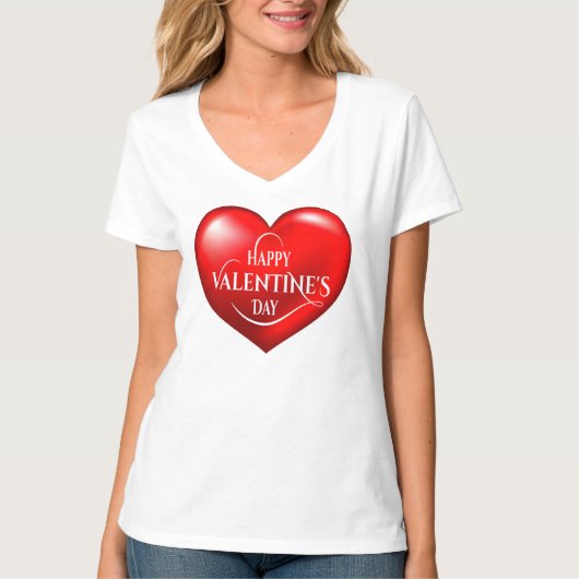 Happy Valentine's day! T-shirt (Voorkant)