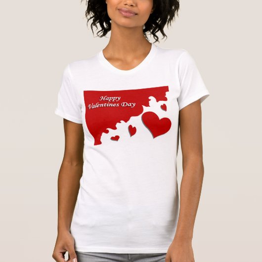 Happy Valentines Day T-shirt (Voorkant)