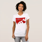 Happy Valentines Day T-shirt (Voorkant volledig)