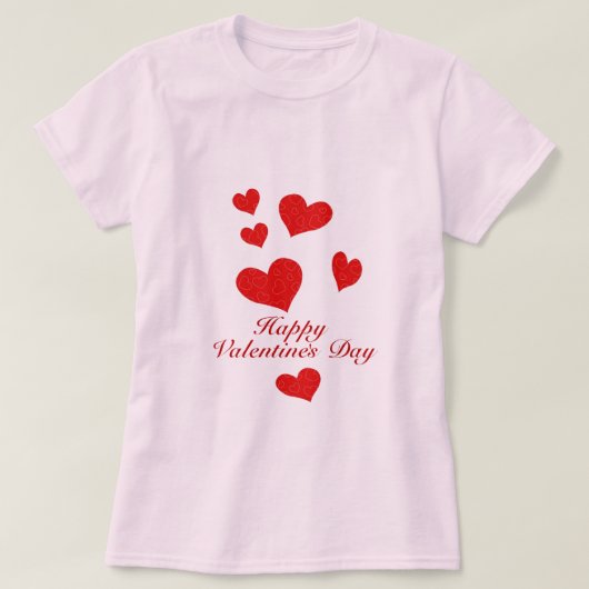 Happy Valentines Day T-shirt (Design voorkant)