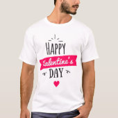 Happy valentine's day T-shirts (Voorkant)