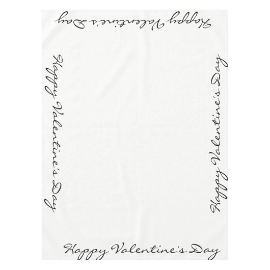 Happy Valentine's Day Tablecloth Tafelkleed (Voorkant)