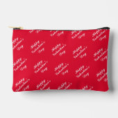 Happy Valentine's Day Text Mark Accessory Pouch Etui (Voorkant)