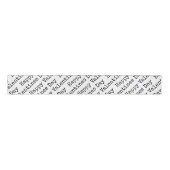 Happy Valentines Day Text Pattern Love Friendship Grosgrain Lint (Voorkant)