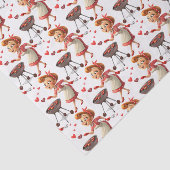 Happy Valentine's Day Tissue Paper Cooking Hearts Tissuepapier (Detail)