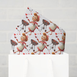 Happy Valentine's Day Tissue Paper Cooking Hearts Tissuepapier