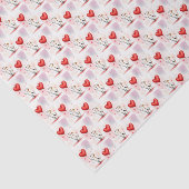 Happy Valentine's Day Tissue Paper Dog Hearts Tissuepapier (Detail)