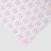 Happy Valentine's Day Tissue Paper Umbrella Hearts Tissuepapier (Detail)