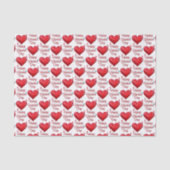 Happy Valentines Day Tissuepapier (Voorkant)