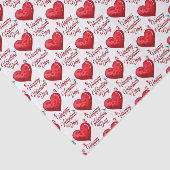 Happy Valentines Day Tissuepapier (Detail)