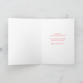 Happy Valentine's Day to my Cousin with Big Heart  Kaart (Binnen)