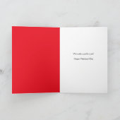 Happy Valentine's Day Toe-telling in Love Sokken Feestdagen Kaart (Binnen)