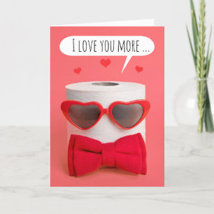 Happy Valentine's Day Toilet Paper Pandemische Hum Feestdagen Kaart