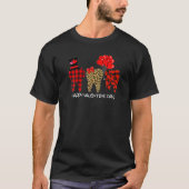 Happy Valentines Day Tooth Dentist Valentine Denta T-shirt (Voorkant)