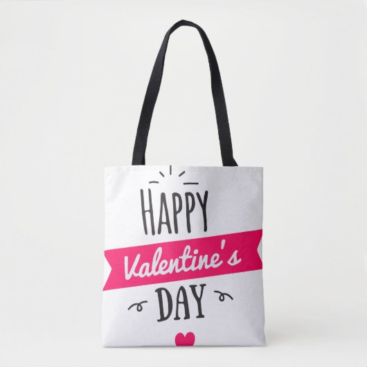 Happy Valentine's Day Tote Bag (Voorkant)