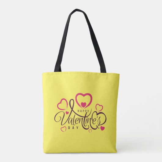 Happy Valentine's Day! Tote Bag (Achterkant)