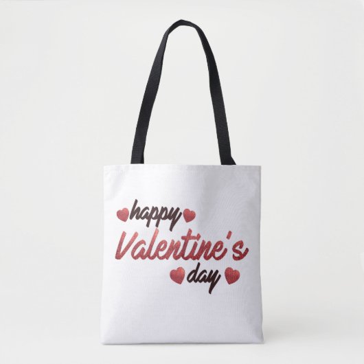 Happy Valentine's Day Tote Bag (Voorkant)