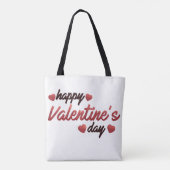 Happy Valentine's Day Tote Bag (Achterkant)