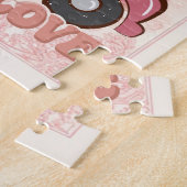 Happy Valentines Day Truck Loads of Love Heart Kid Legpuzzel (Zijkant)