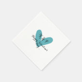 Happy Valentine's day turquoise heart name letter  Servet (Hoek)