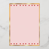 Happy Valentines Day Twin Flame Valentijnsdag Folie Feestdagenkaart (Achterkant)