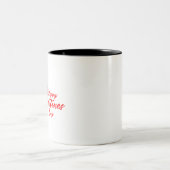 Happy Valentine's Day Two-Tone Coffee Mok (Center)