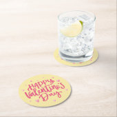 Happy Valentine's Day Typografie | Onderzetter pap (Insitu)